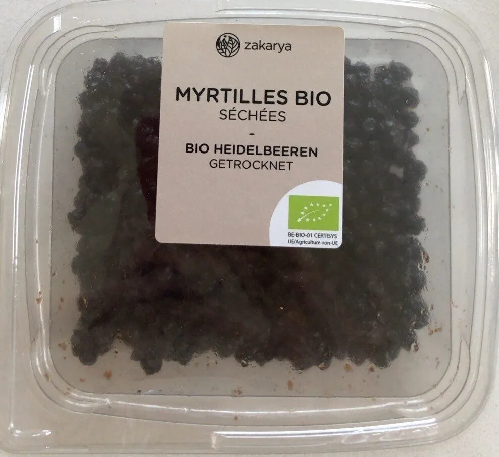 Myrtilles bio sechées