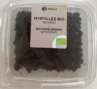 Myrtilles bio sechées