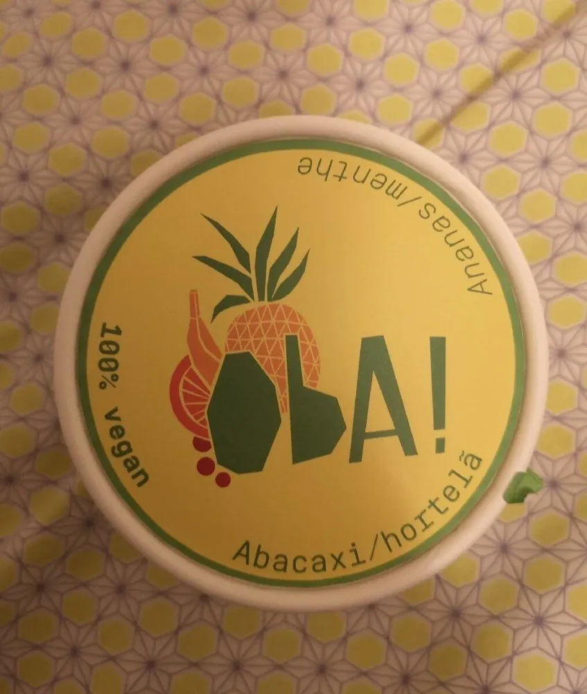 Glace vegan menthe/ananas