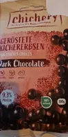 Pois chiches grillés chocolat foncé