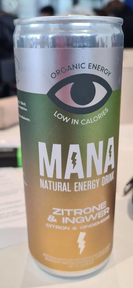 Natural Energy Drink Zitrone & Ingwer
