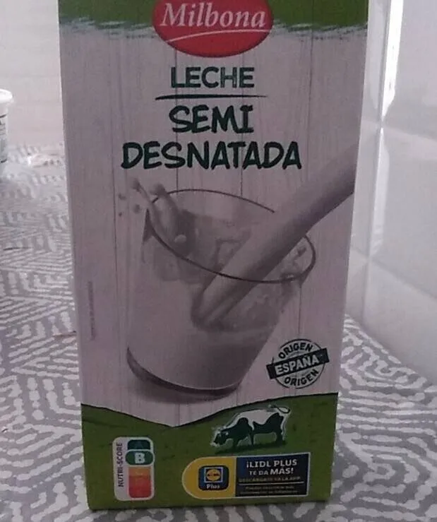 Leche semi desnatada