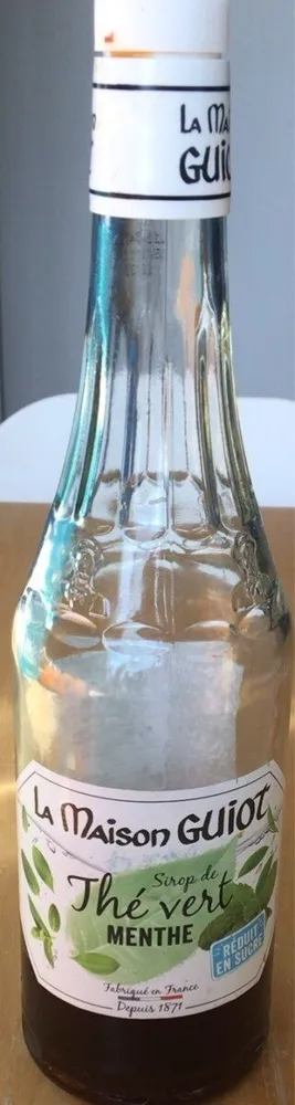 Sirop de thé vert menthe