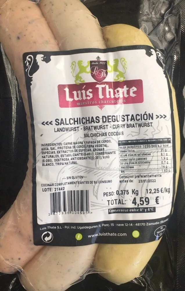 Salchichas degustación