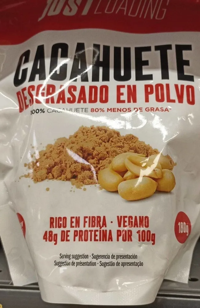 Cacahuete desgrasado en polvo