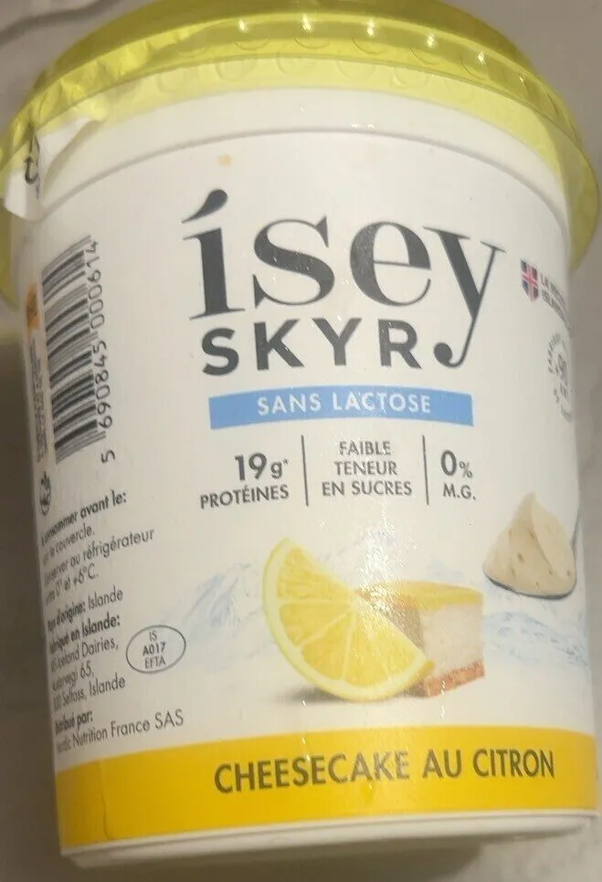 Isey Skyr Cheesecake au citron
