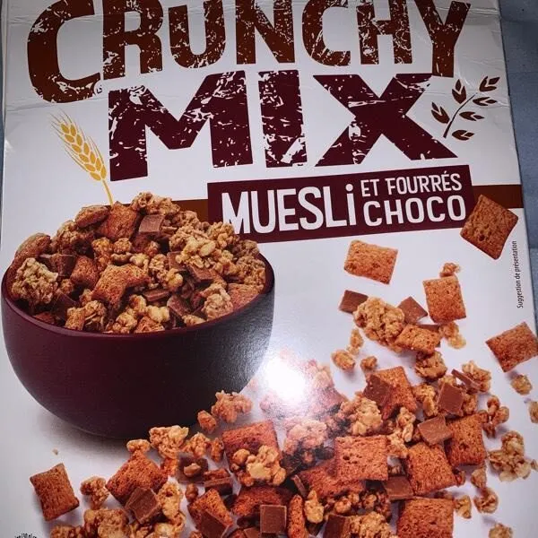 Muesli et fourrés choco