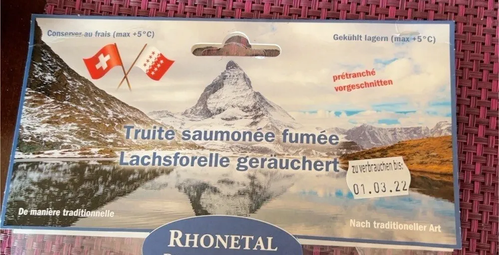 Truite saumonée fumée