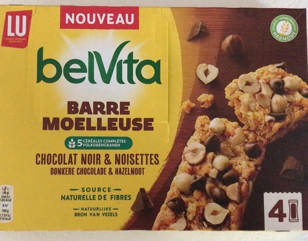 Barres moelleuses Belvita