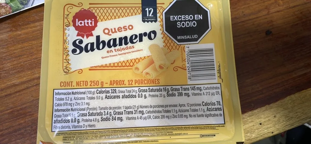 Queso Sabanero en Tajadas