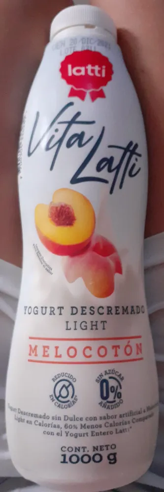 Vitta Latti Descremado Light Melocotón