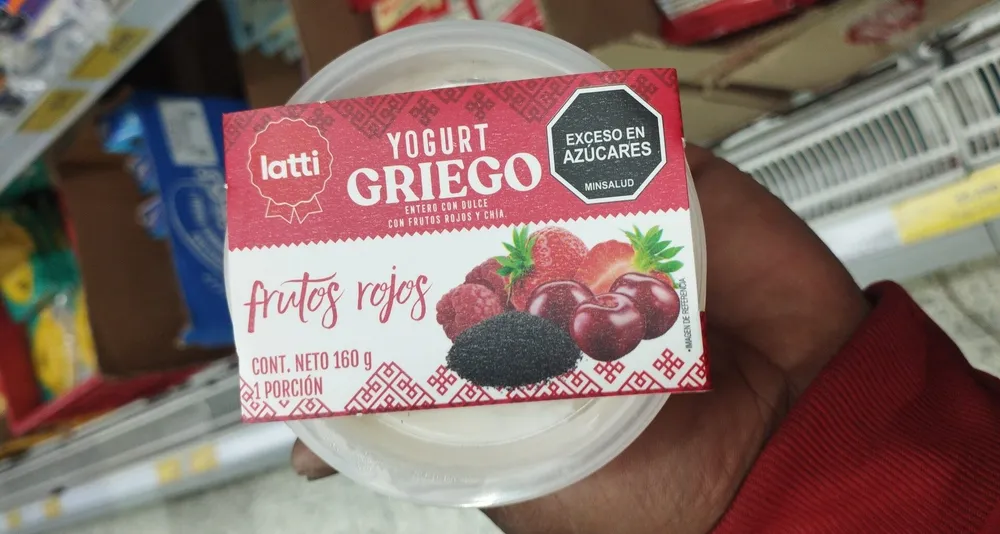 Yogurt Griego Frutos Rojos