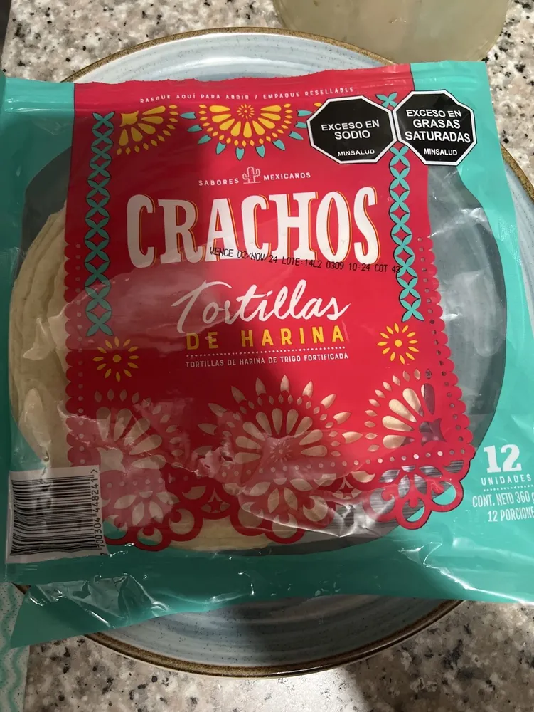 crachos tortillas de harina
