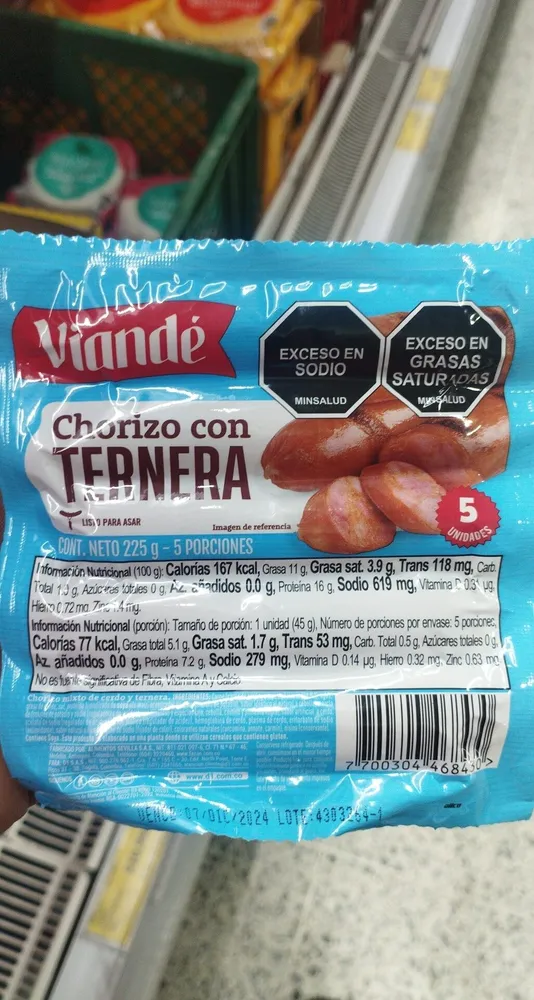 Chorizo Con Ternera