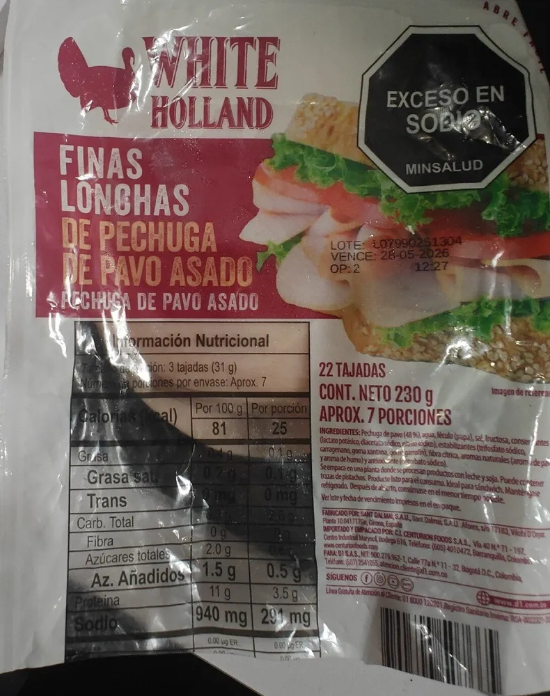 Pechuga De Pavo Asado