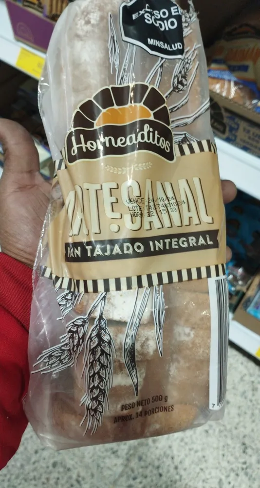 Pan tajado integral