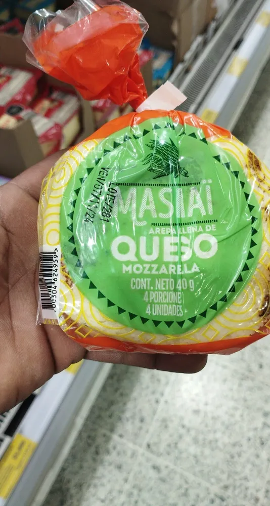 Arepas de queso mozzarella