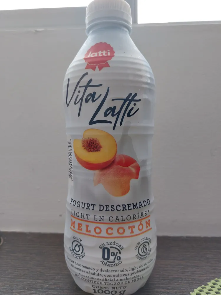 Vita Latti Yogurt Descremado Melocotón