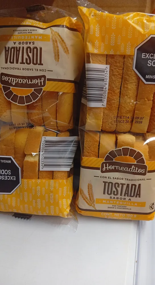 Tostada Sabor A Mantequilla