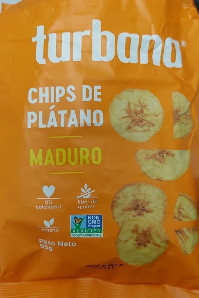 Chips de Plátano Maduro