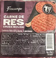 Carne De Res Cruda Molida
