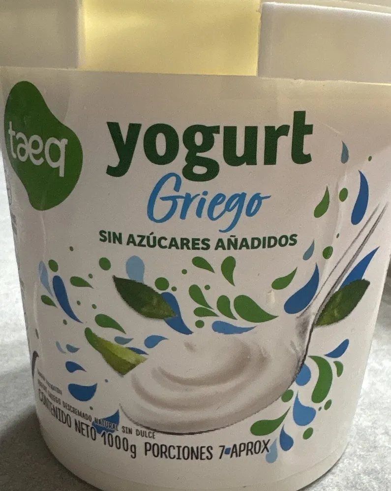 Yogurt Griego Sin Azúcares Añadidos
