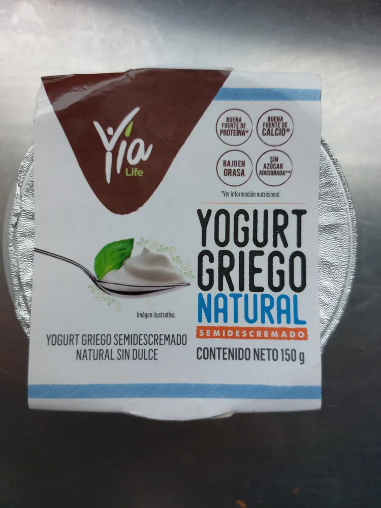 Yogurt Griego Natural Semidescremado