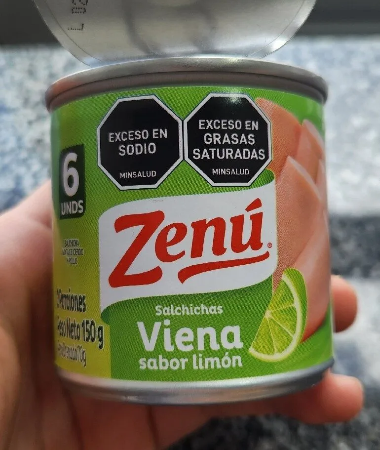 Salchichas Viena Sabor Limón