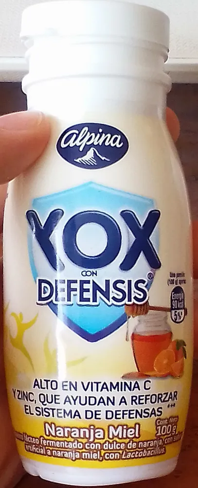 Yox con Defensis Naranja Miel