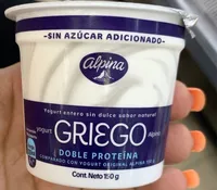 Yogurt Griego Alpina Doble Proteína