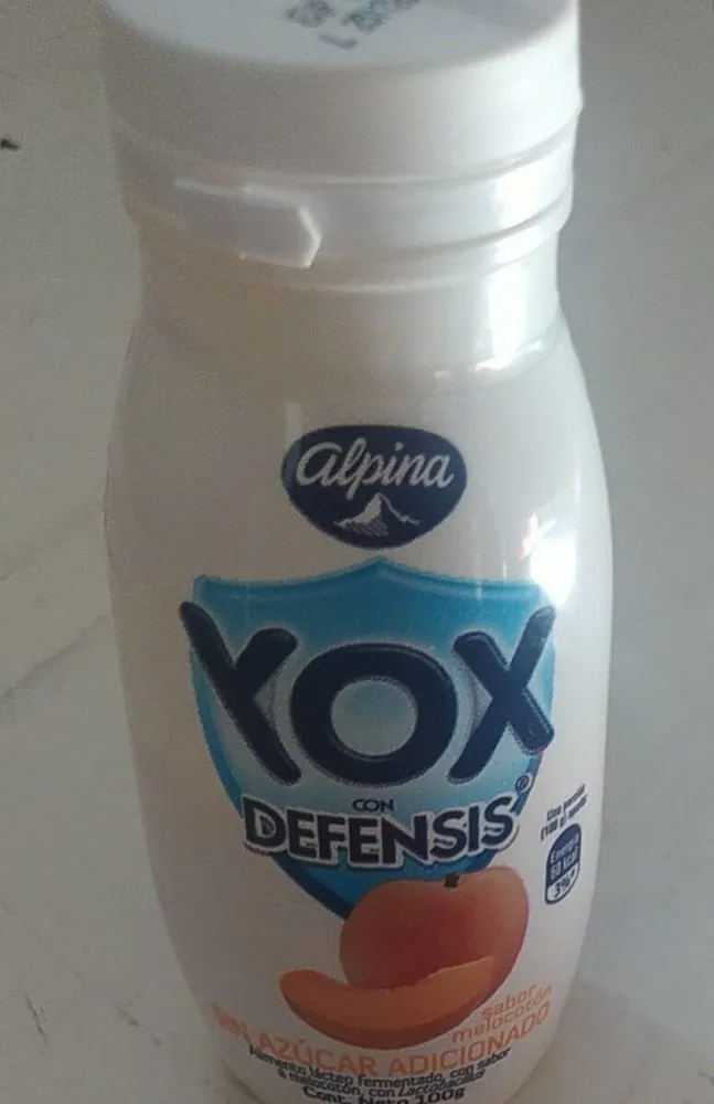 Yox con Defensis Melocotón Sin Azúcar Añadido