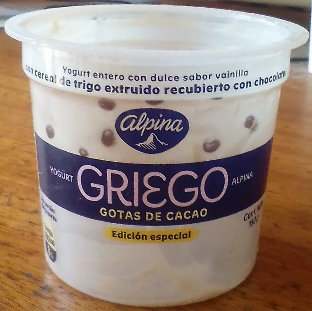 Yogurt Griego Gotas de Cacao Edición Especial