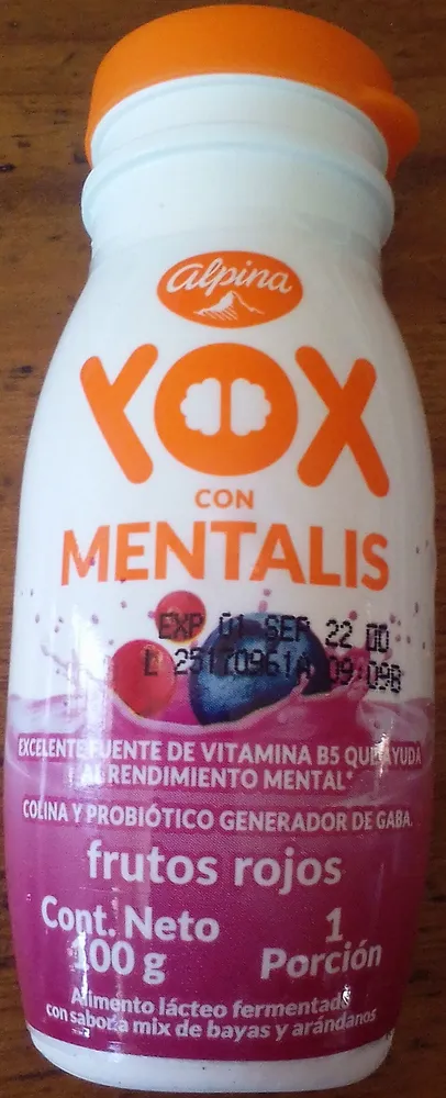 Yox con Mentalis Frutos Rojos