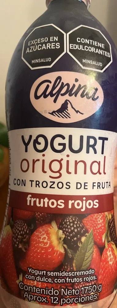 Yogurt Frutos Rojos
