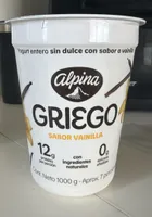 Yogurt Entero Sin Dulce Con Sabor A vainilla