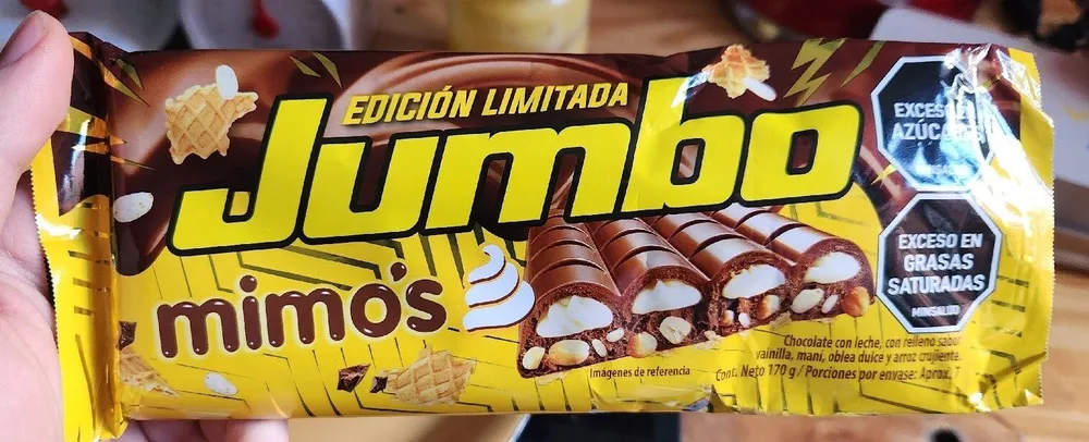 Chocolatina Jumbo Sabor Mimos