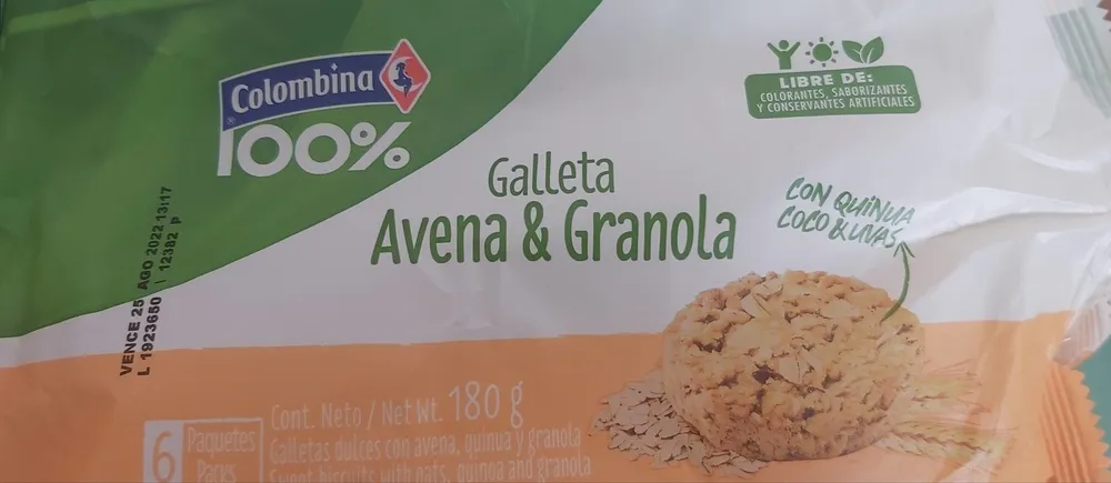 Galleta Avena Granola