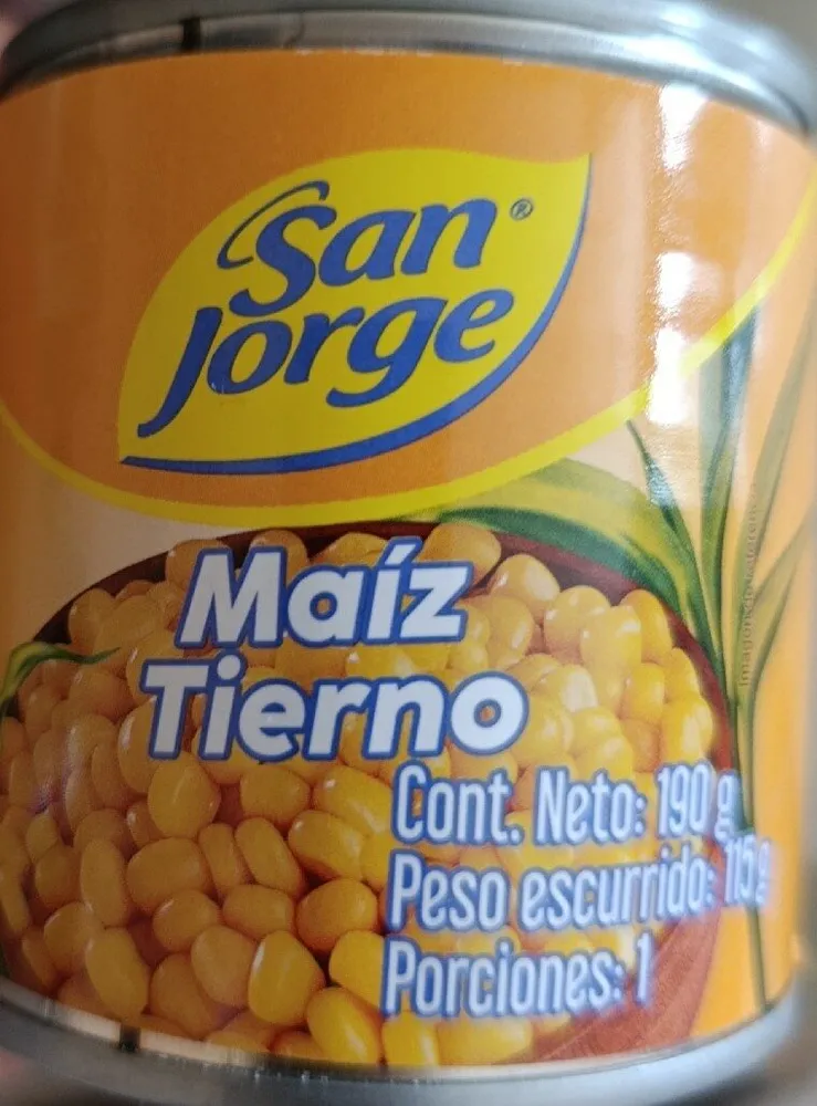 Maíz tierno