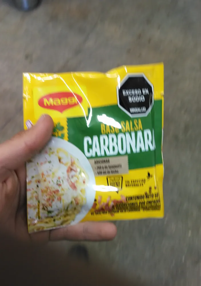 Maggi base salsa carbonara x50 gr