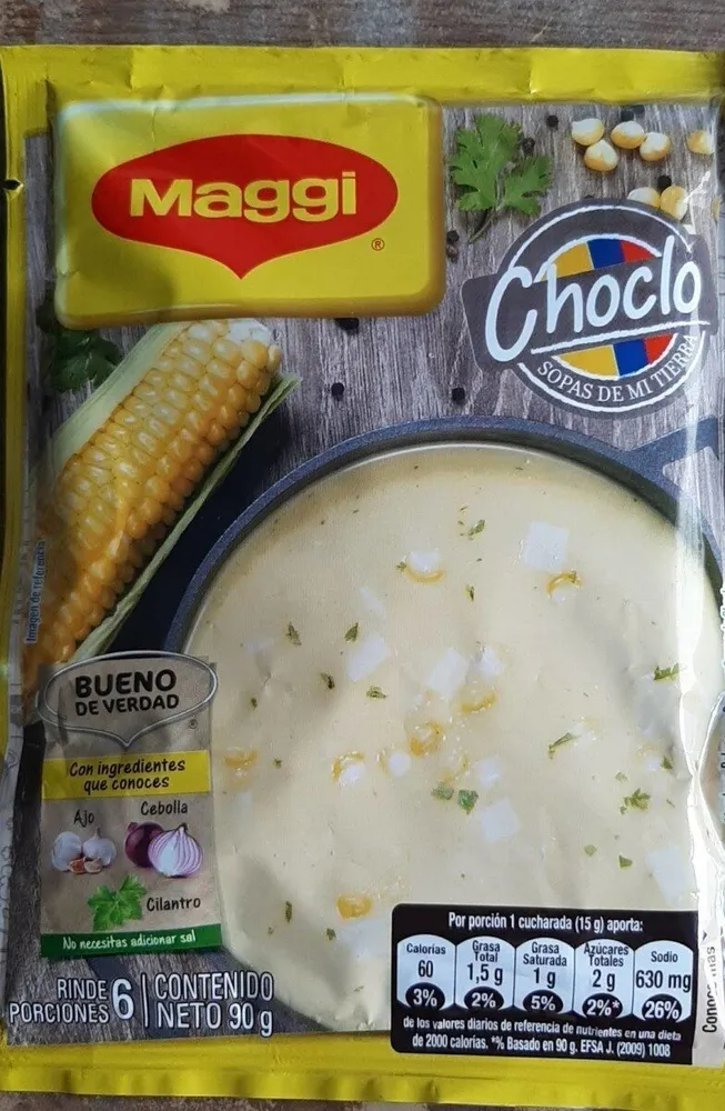 Mezcla para sopa de maíz