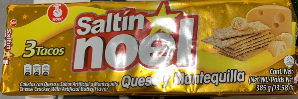 Saltin queso y mantequilla