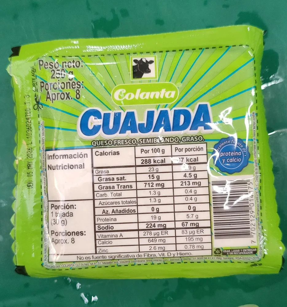 Cuajada Colanta 250g