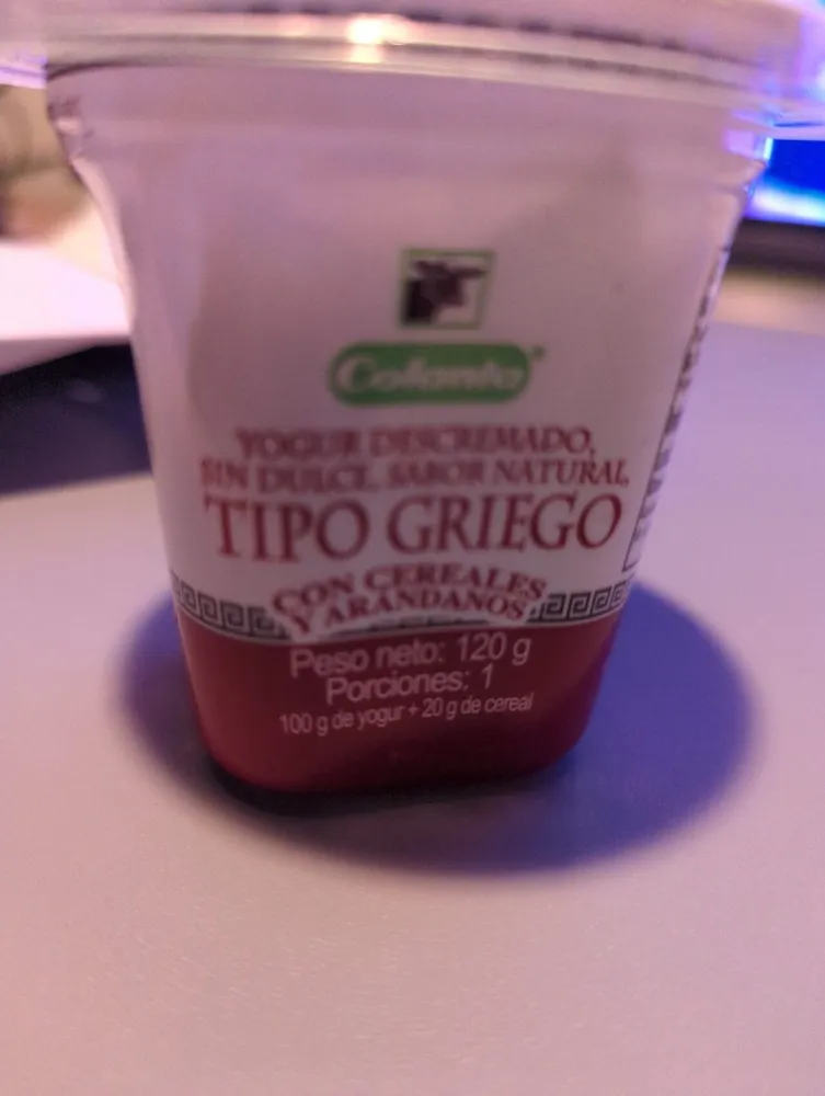 Yogur Tipo Griego cereal