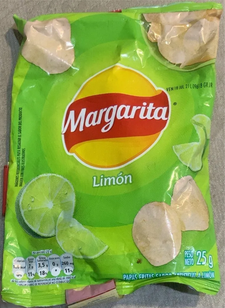 Patatas sabor a limón