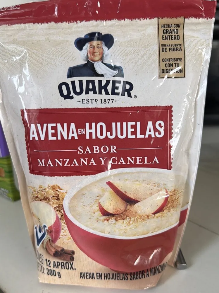 Avena en Hojuelas Manzana Y Canela