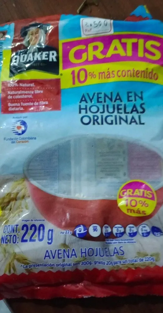 Avena en hojuelas original