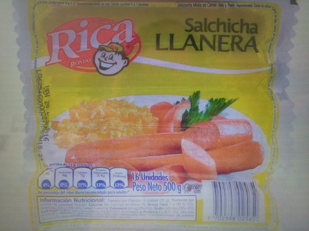 Salchicha Llanera