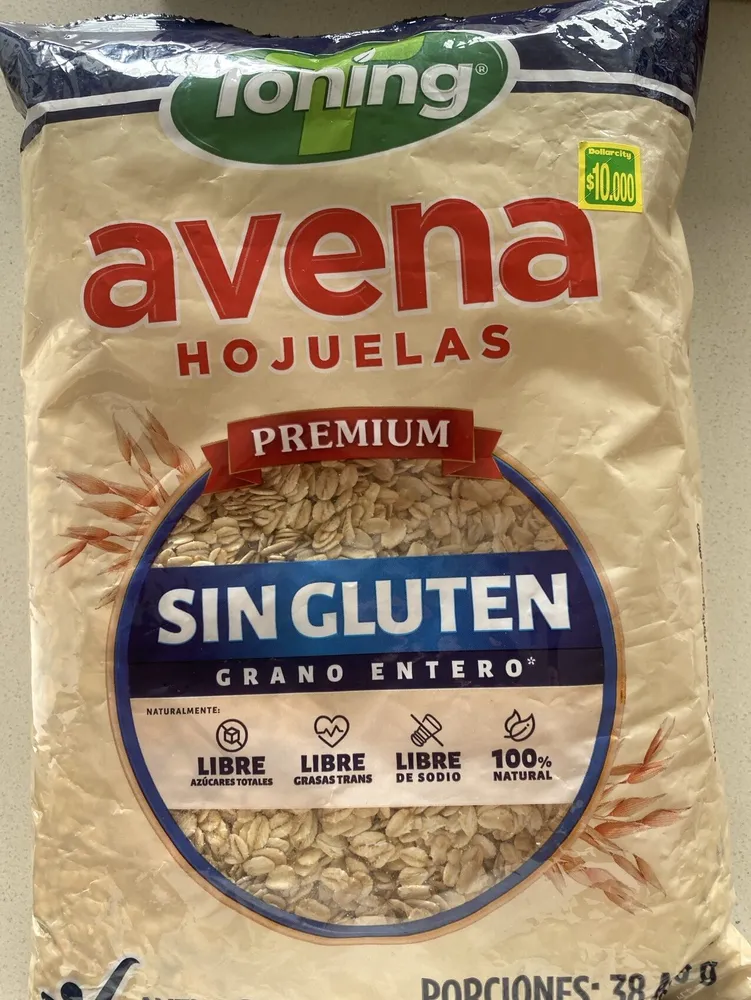 Avena Hojuelas Sin Gluten Toning