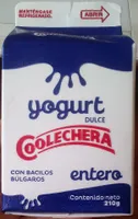 Yogurt Dulce Entero Coolechera