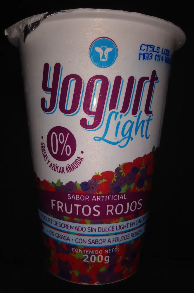 Yogurt Light Frutos Rojos